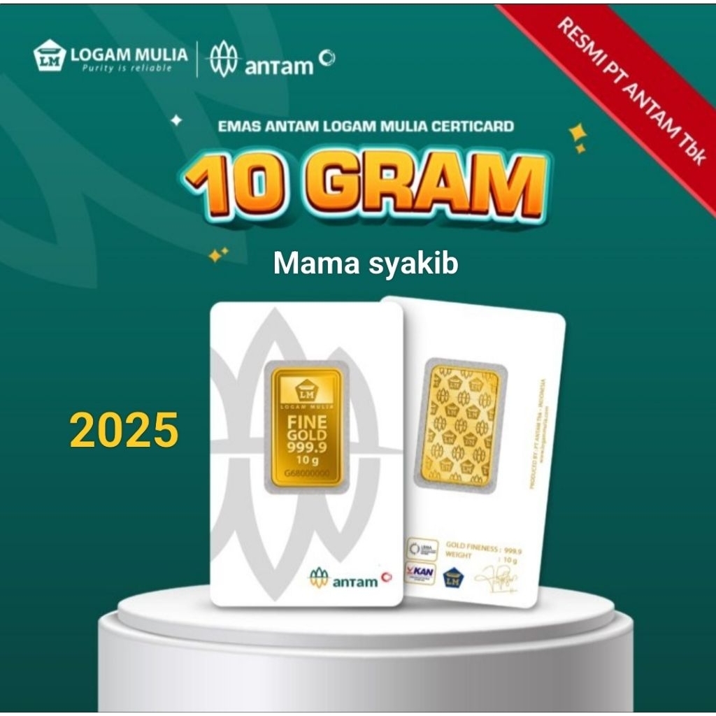 Logam mulia LM Certieye Antam 10 gram sudah Redmark