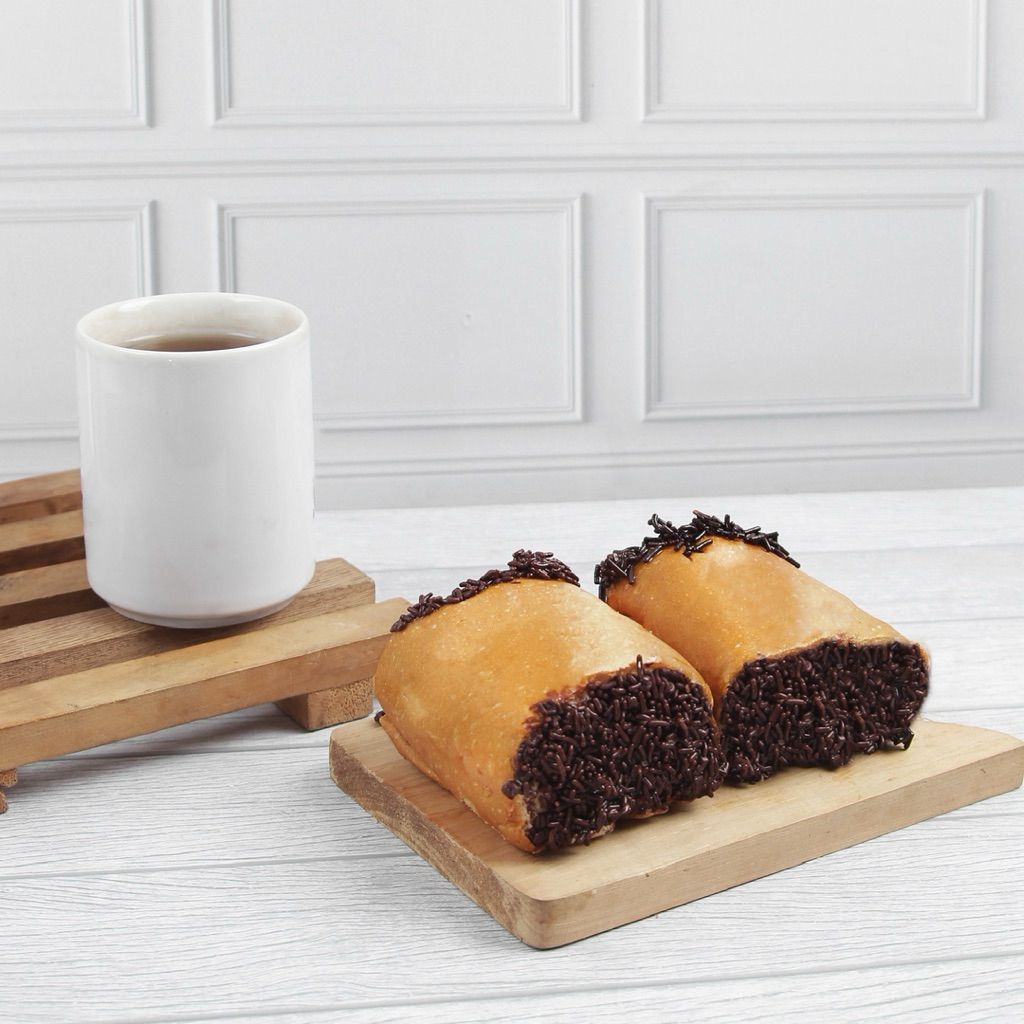 Roti Gulung Viral Coklat