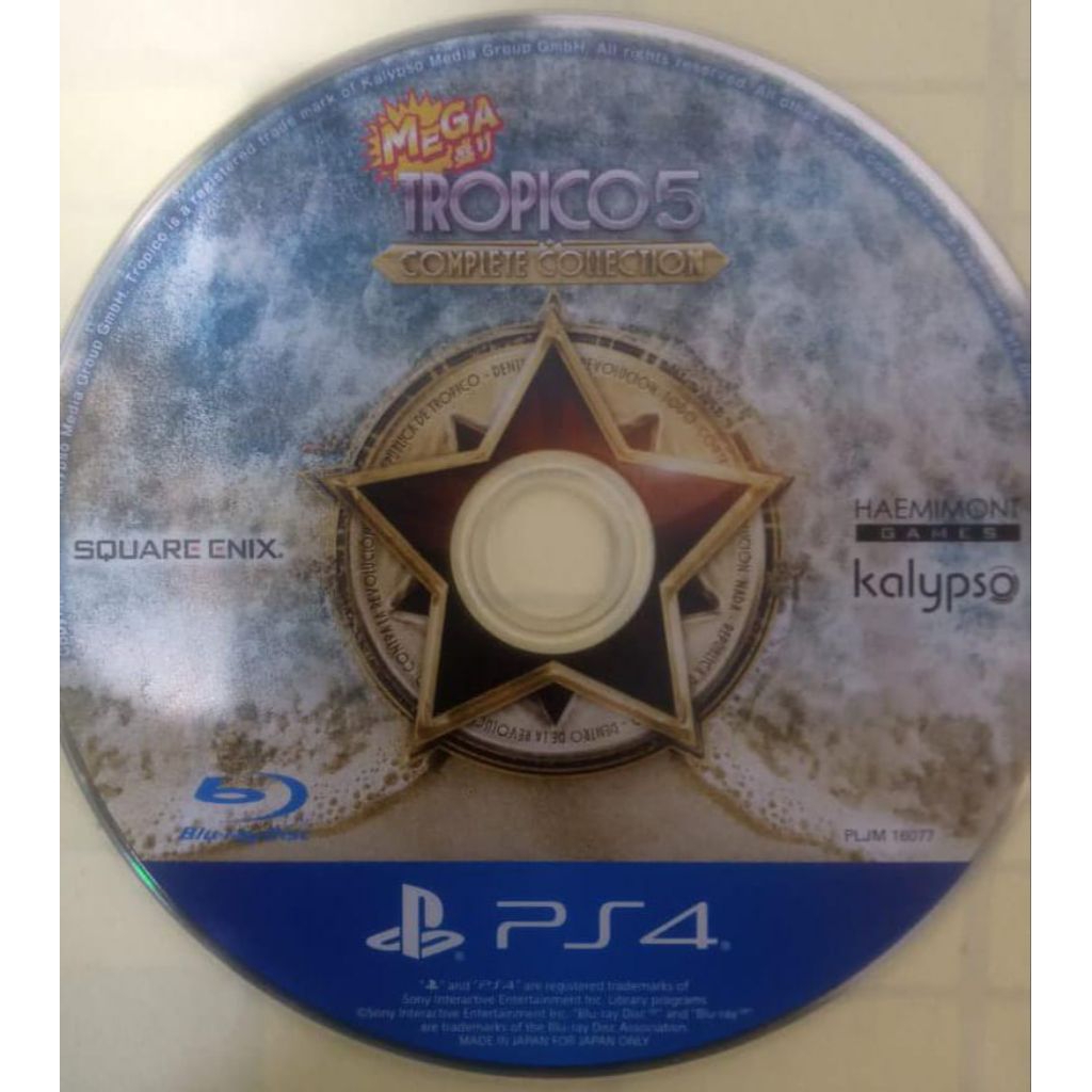 KASET PS4 TROPICA 5 SECOND