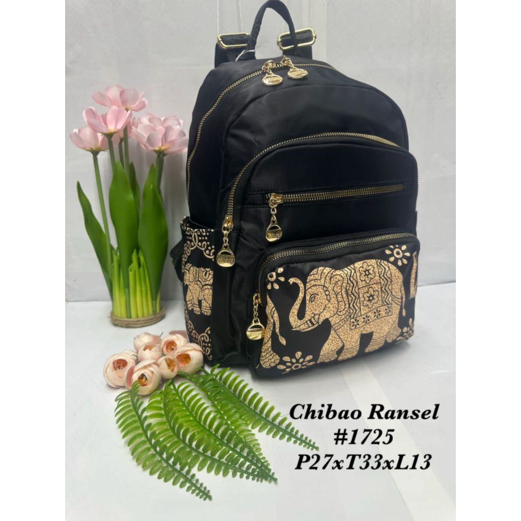 Tas Wanita Chibao Ransel Motif Gajah 1725