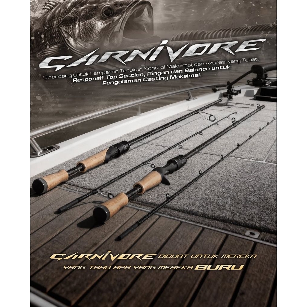 Joran Pancing DAIDO CARNIVORE SPINNING/BAIT CASTING