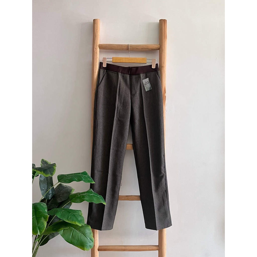 CELANA KAIN KANTOR PENCIL MOCCA COKLAT 1995