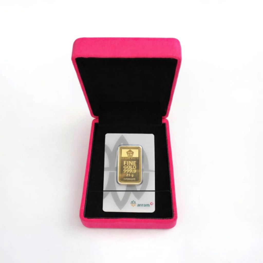 Twentytwo Jewellry - Kotak Perhiasan/Kotak Emas Logam Mulia LM UBS Pink