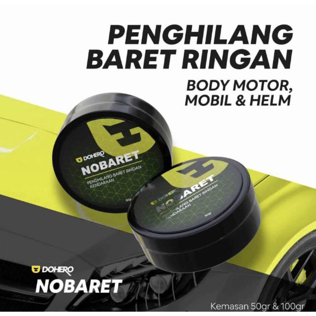 TERLARIS COMPOUND DOHERO NOBARET PENGHILANG BARET KENDARAAN MOBIL&MOTOR