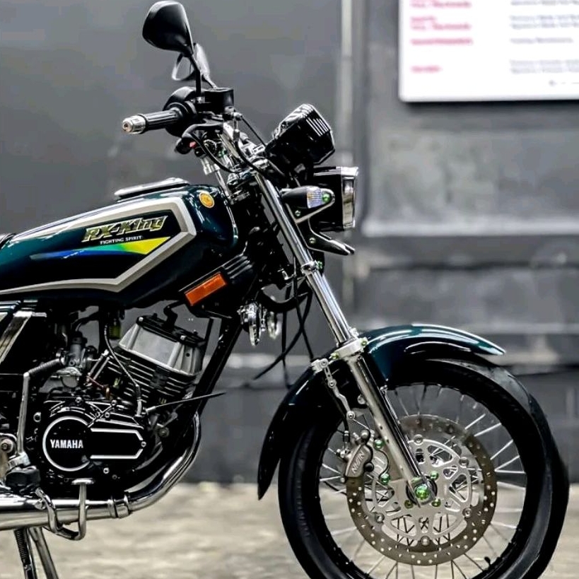 STRIPING STICKER  ORI YAMAHA RX KING TAHUN 2001 FULL SET EMBLEM STRIPING YAMAHA RX KING FULL EMBLEM