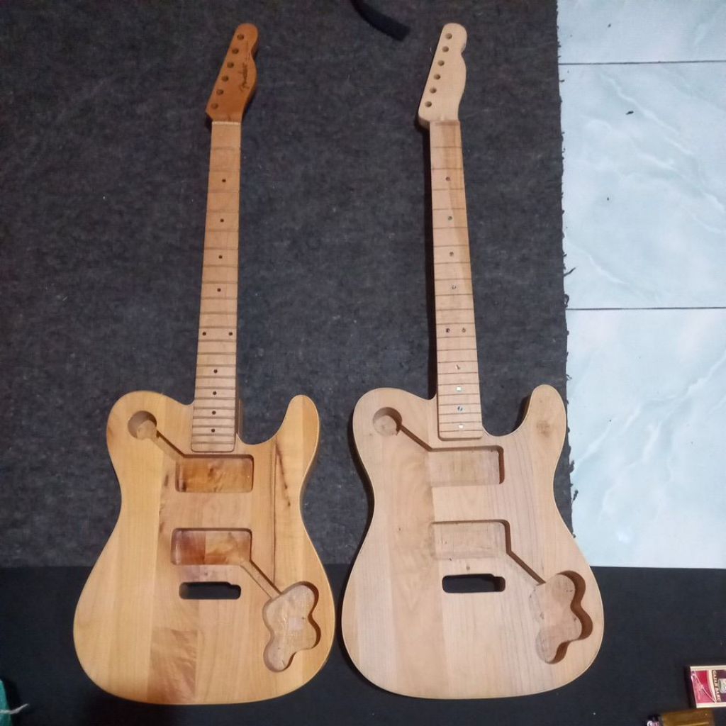 Jual bodi neck telecaster deluxe