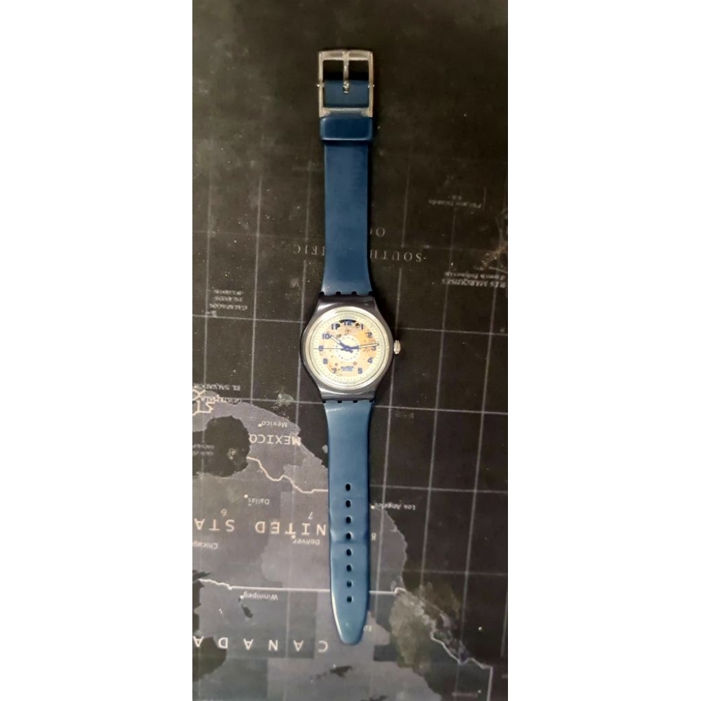 Swatch Automatic Navi Blue
