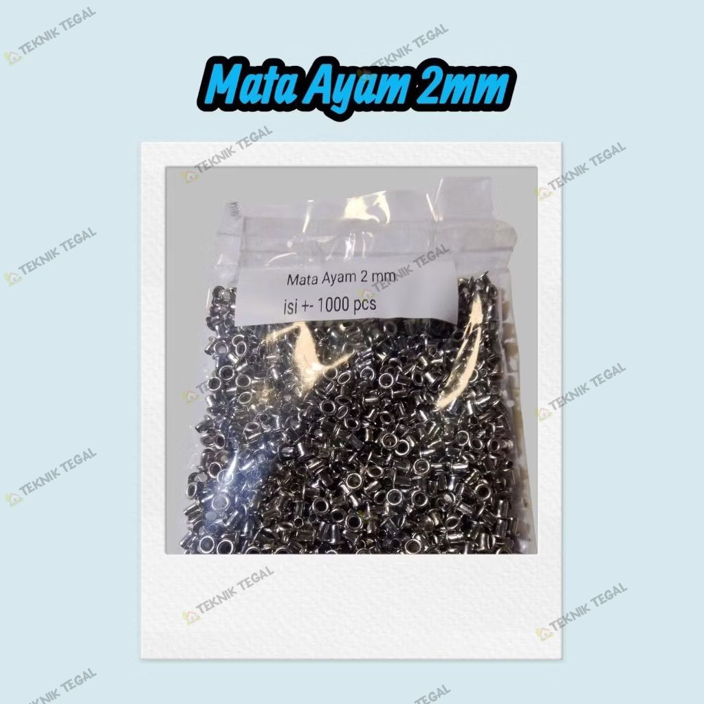 Mata Ayam Eyelet  2 mm isi 1000 pcs