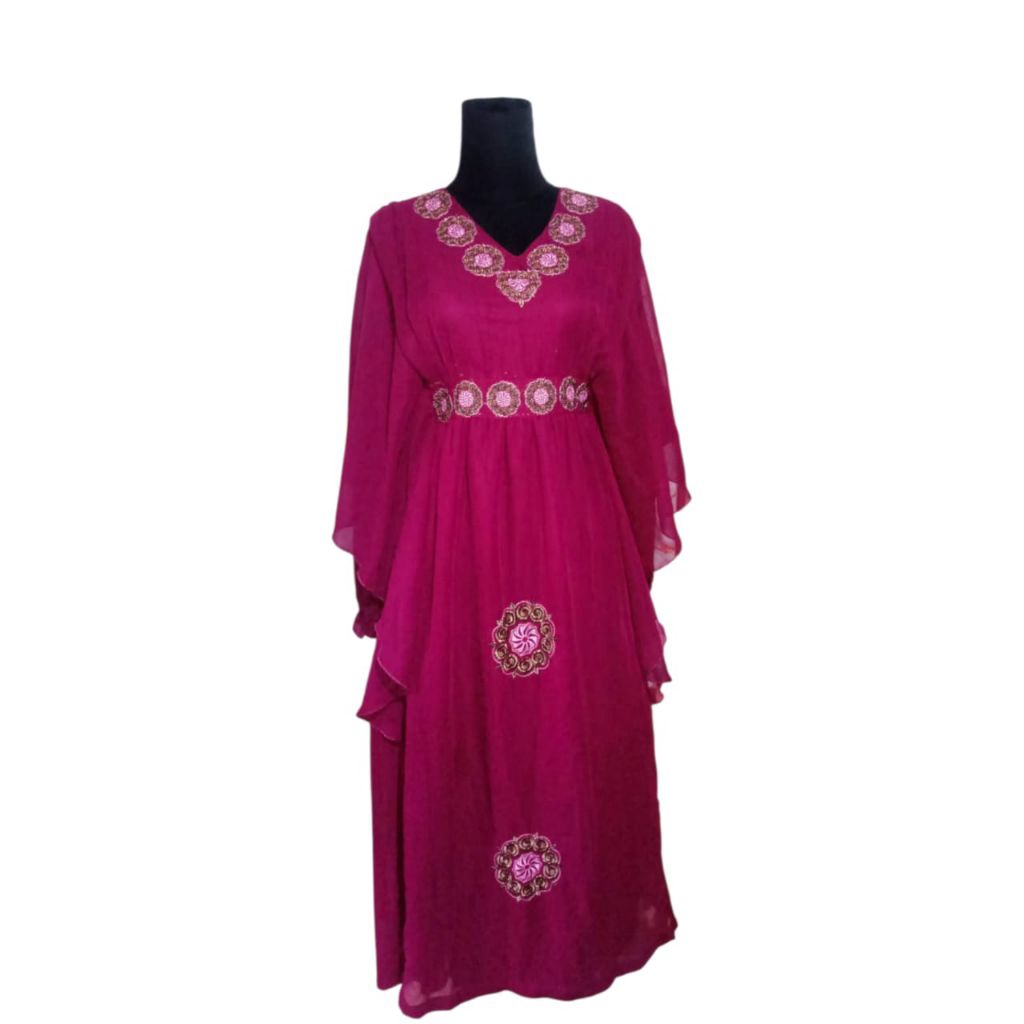 Dress//Gamis Kaftan payet Abaya Fashion Wanita Muslim