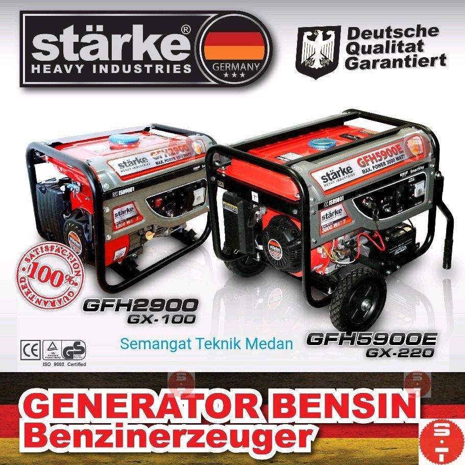GFH2900 GENSET GENERATOR LISTRIK BENSIN PERTALITE PERTAMAX 1200W 1200WATT 1200 WATT MANUAL STARTER E