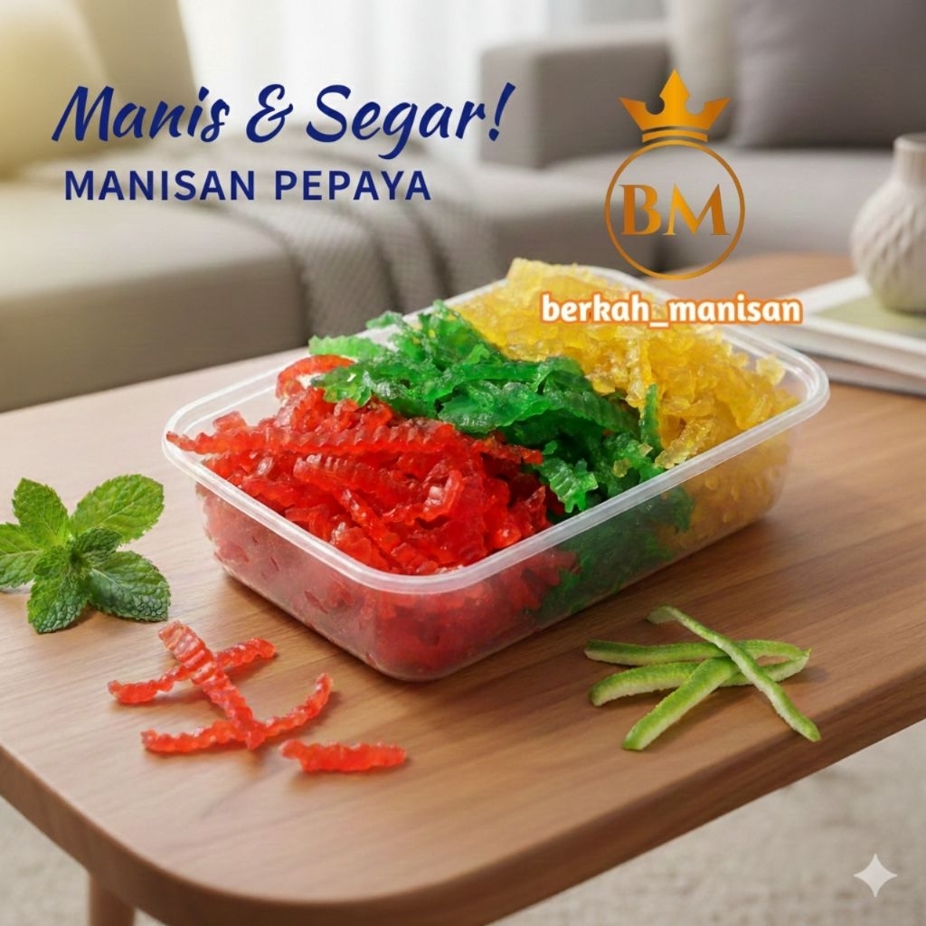 [500gr] manisan pepaya khas guci tegal