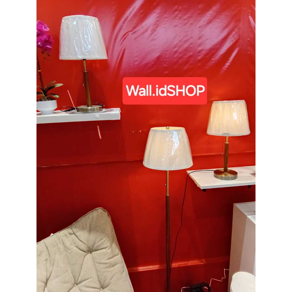 Lampu Meja & Lampu Lantai Brass Eglare Set 3 Pcs Lustre - Eglare