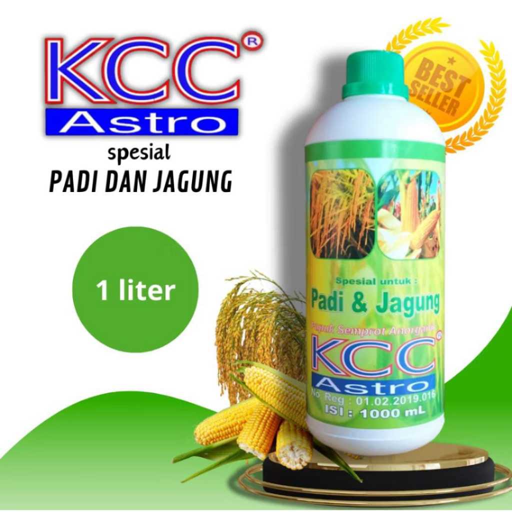 KCC ASTRO - Pupuk cair PPC spesial Padi dan Jagung 1 Liter