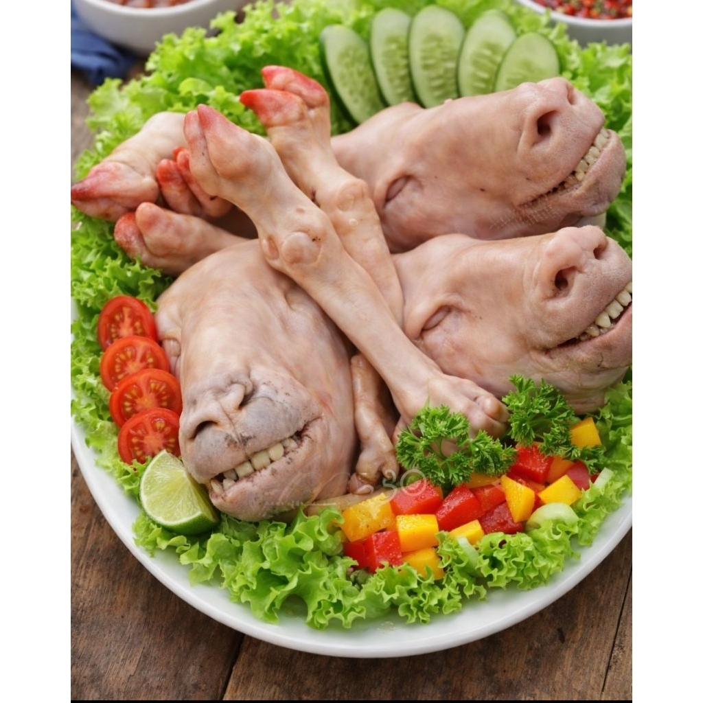 Kepala kambing dan Kaki kambing (kerok)