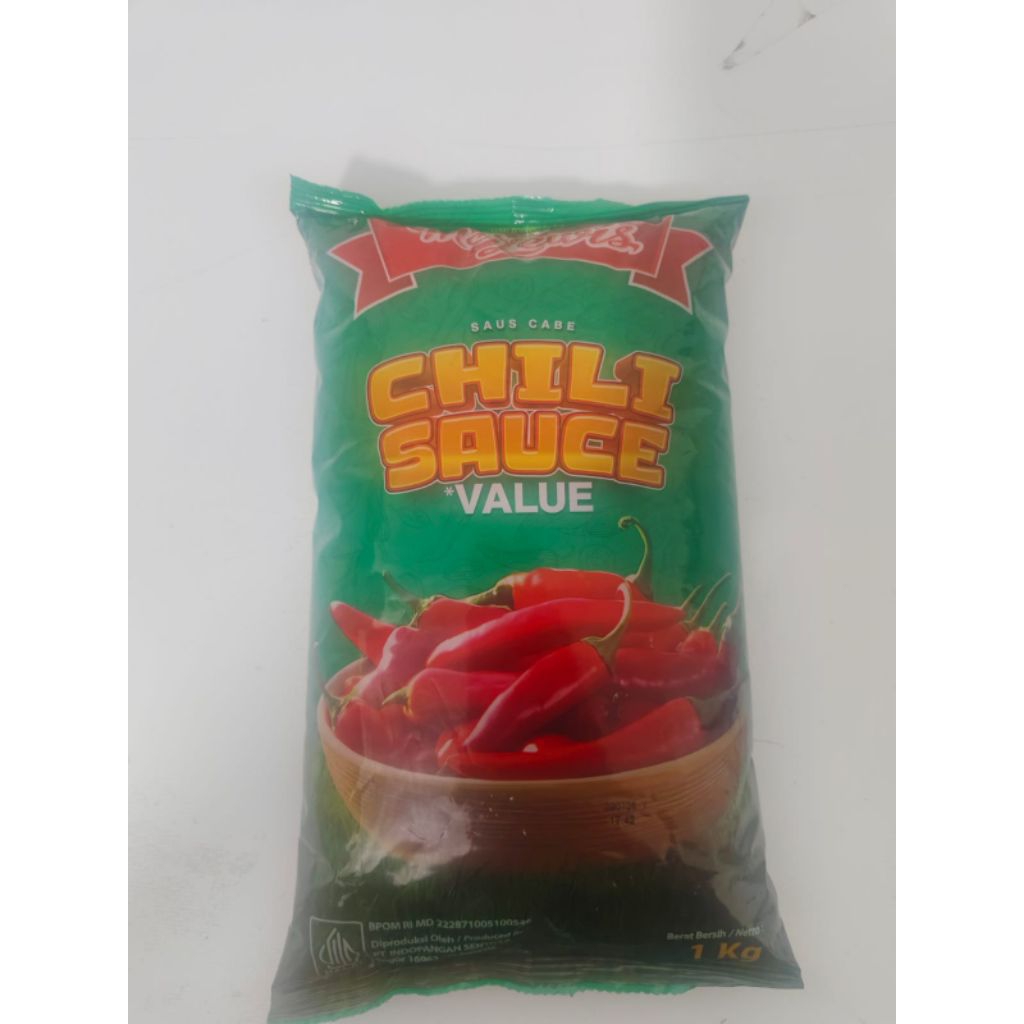 Mc Lewis Saos Sambal Pedes Hot 1kg dan Mc Lewis Chili sauce value 1kg