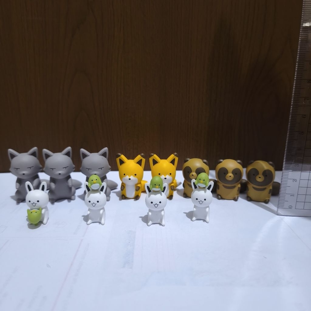 Action Figure Serigala Rubah Kelinci Musang Original Japan