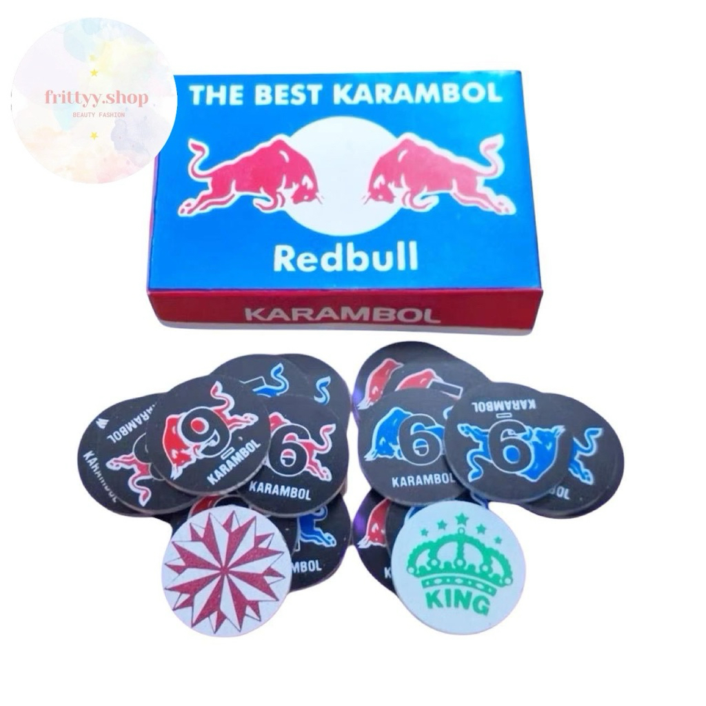 Biji Karambol Mika 4mm Murah