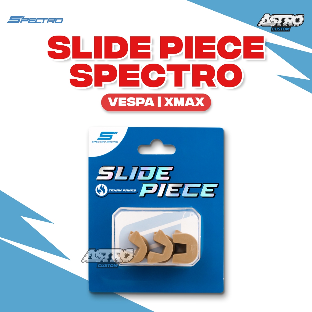 Spectro Slide Piece Xmax Vespa Karet Tutup Karet Rumah Roller Racing CVT