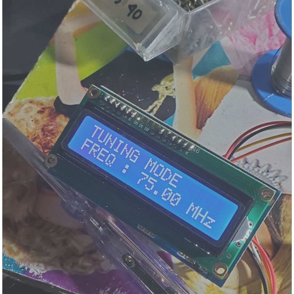 LCD PLL LC72131 DAN PCB