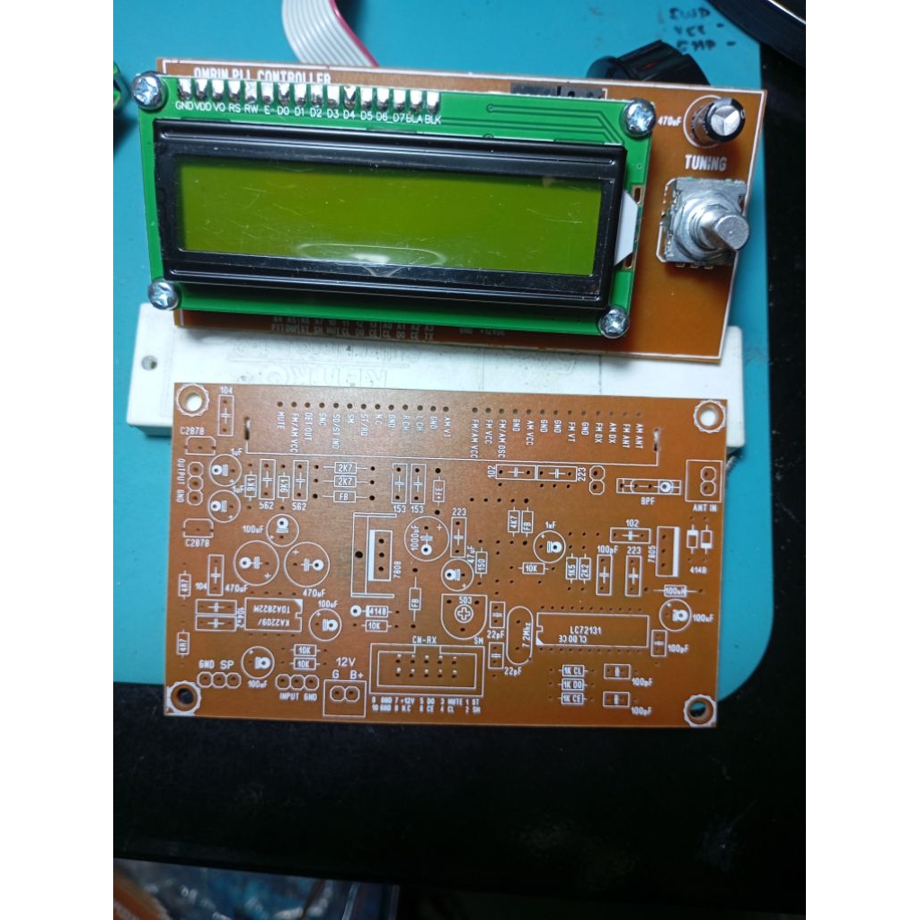 Radio FM receiver PLL kontrol LC72131 tuner Mitsumi FAE347