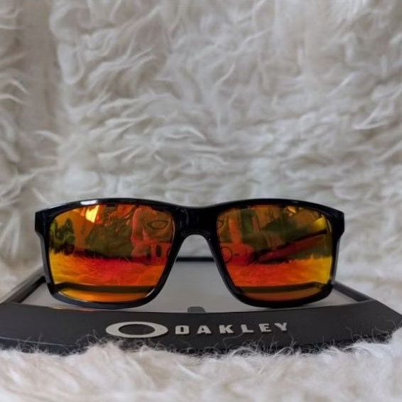 Kacamata Original Oakley Mainlink XL Polished Black w/ Prizm Ruby Polarized 009264 46