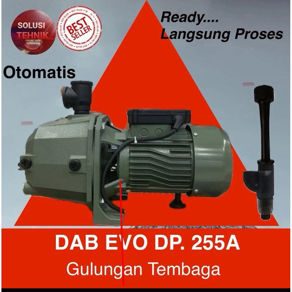 Pompa Air Jetpump DABEVO DP 255A Pompa sumur Hisap Dalam
