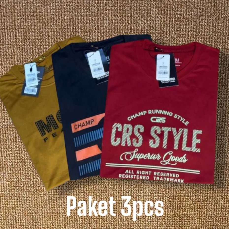 Paket Hemat | Cressida | 3pcs 100rb | Kaus Distro Terbaru| kaos 3pcs 100rb | kaos distro bandung | K