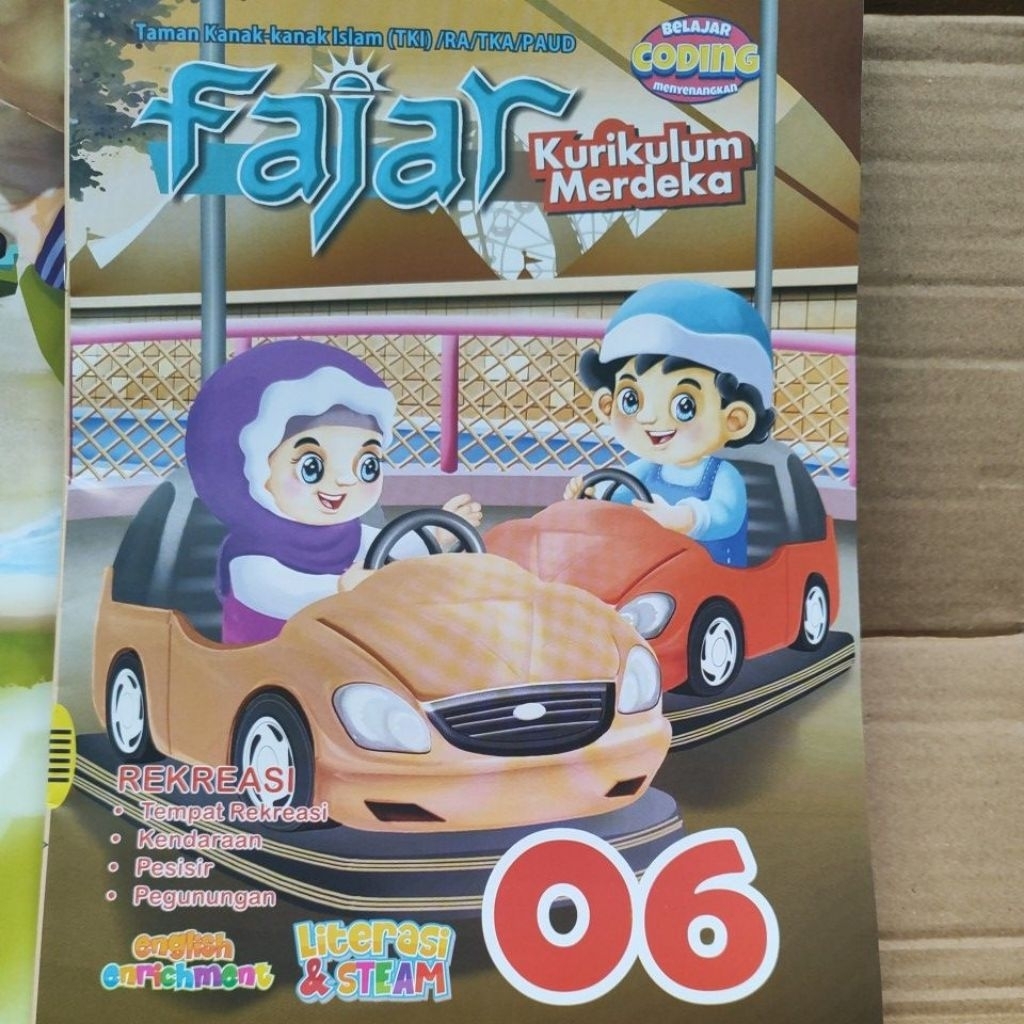 Majalah Fajar edisi 01 s/d 10 (usia 5-6 th) - untuk TK/ PAUD