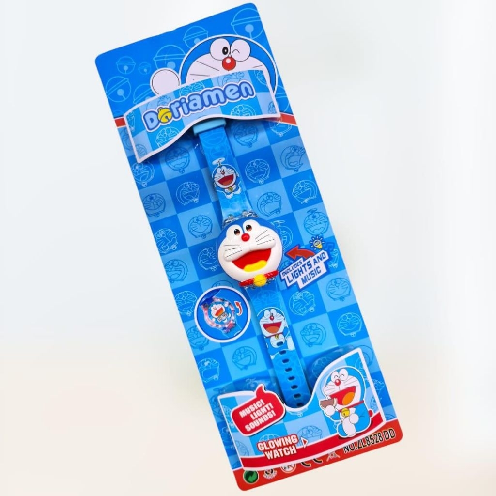 Jam Tangan Anak Melodi Import Karakter Doraemon
