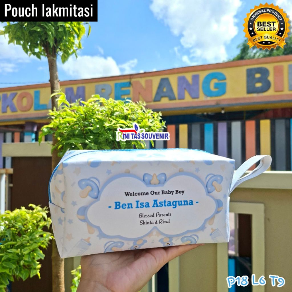 Pouch Sedayu  Pouch Souvenir Pernikahan Full Printing Souvenir pernikahan custom