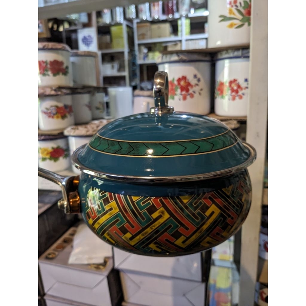 Panci gagang enamel heritage series