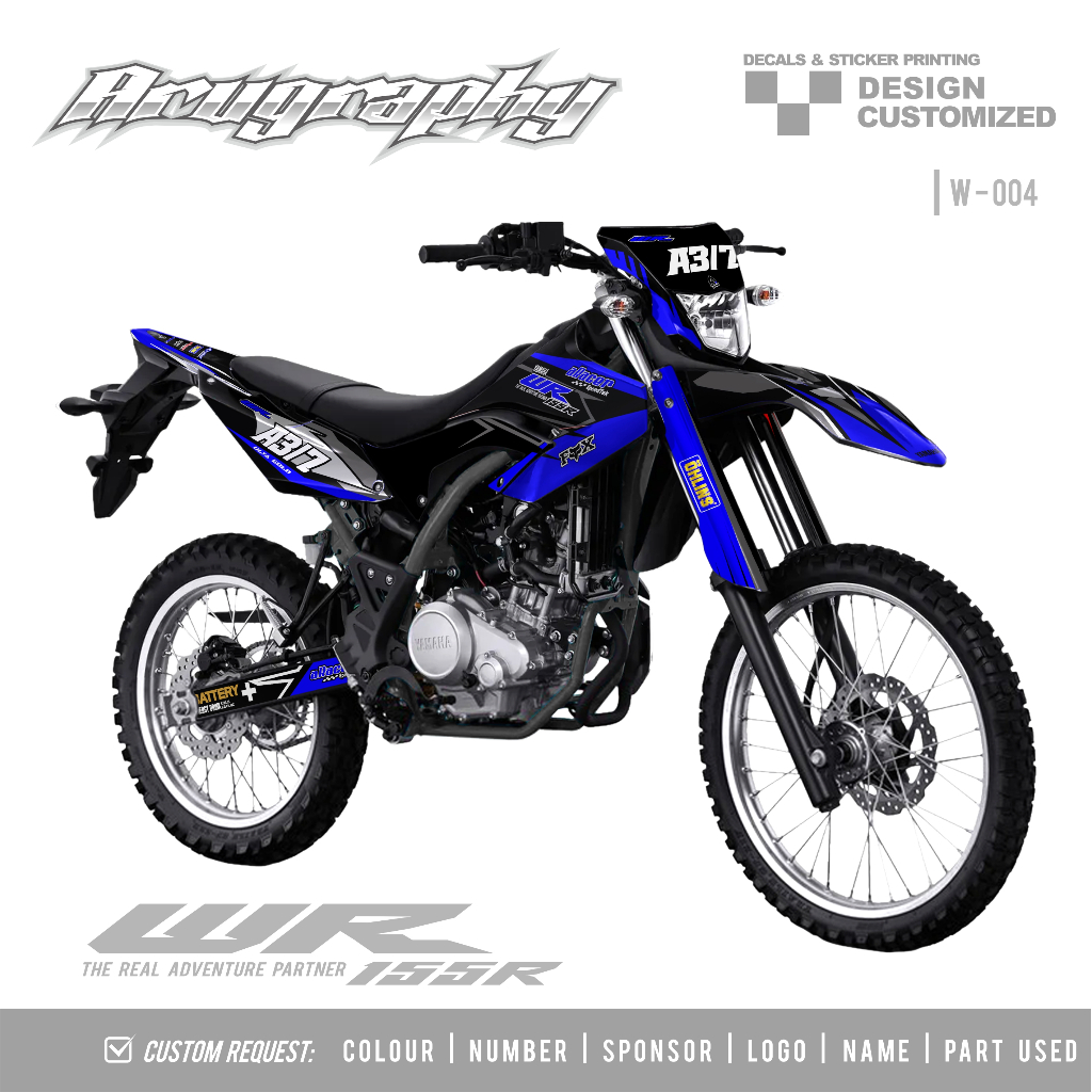 decal wr 155 hitam full body a04