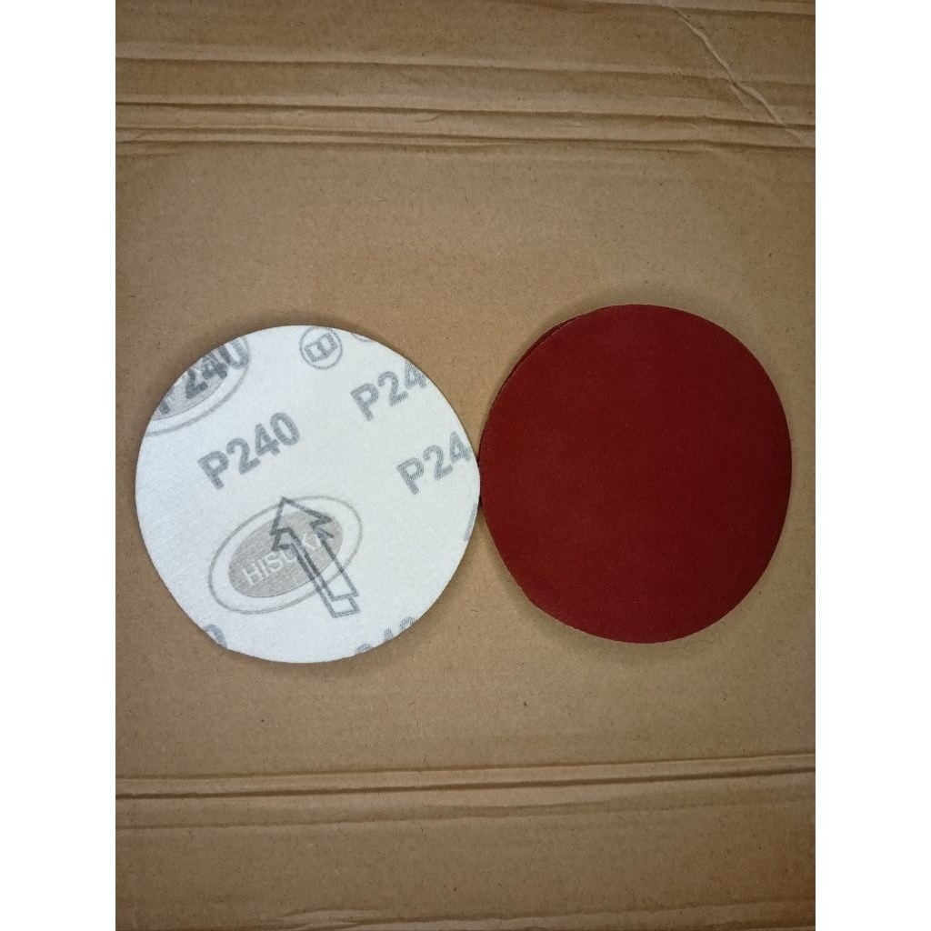 2pcs AMPLAS BULAT VELCRO 4 INCH 240GRIT