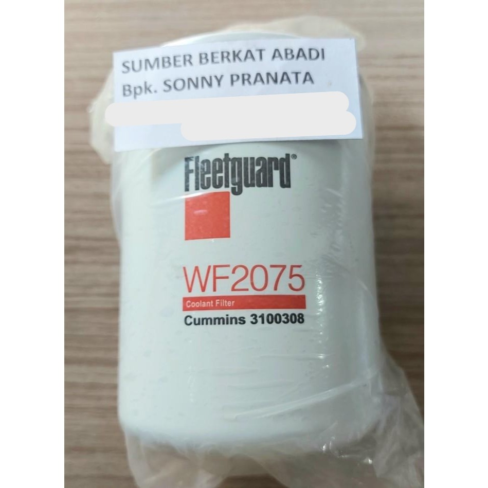 TOP - FLEETGUARD WF2075 WF-2075 WF 2075 COOLANT FILTER CUMMINS 3100308 WF2054 WF-2054 WF 2054 - GENU
