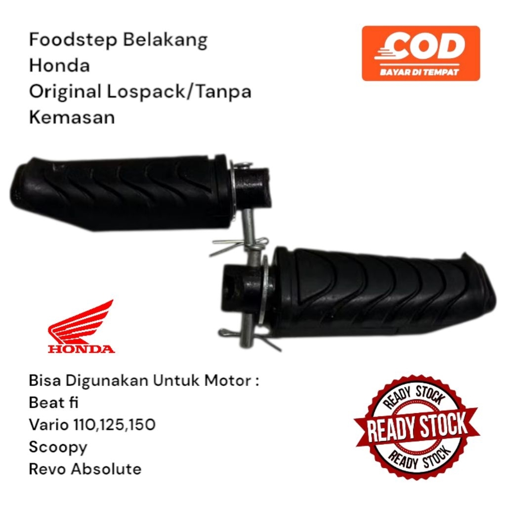Footstep Belakang Honda Original | Beat Fi Vario Revo Blade