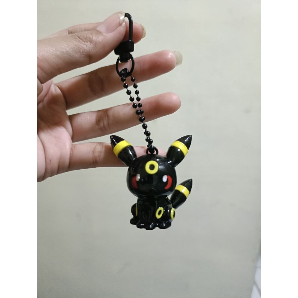 keychain Chibi Pokemon Umbreon evee Gengar jolteon 3D Printing Figure Gantungan kunci tas anak murah