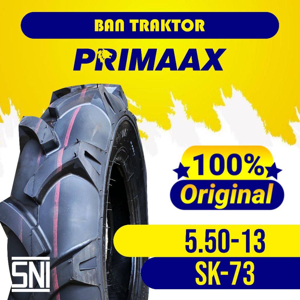 ORIGINAL PRIMAAX BAN TRAKTOR 5.50-13 SK-73 Langsir Sawiy