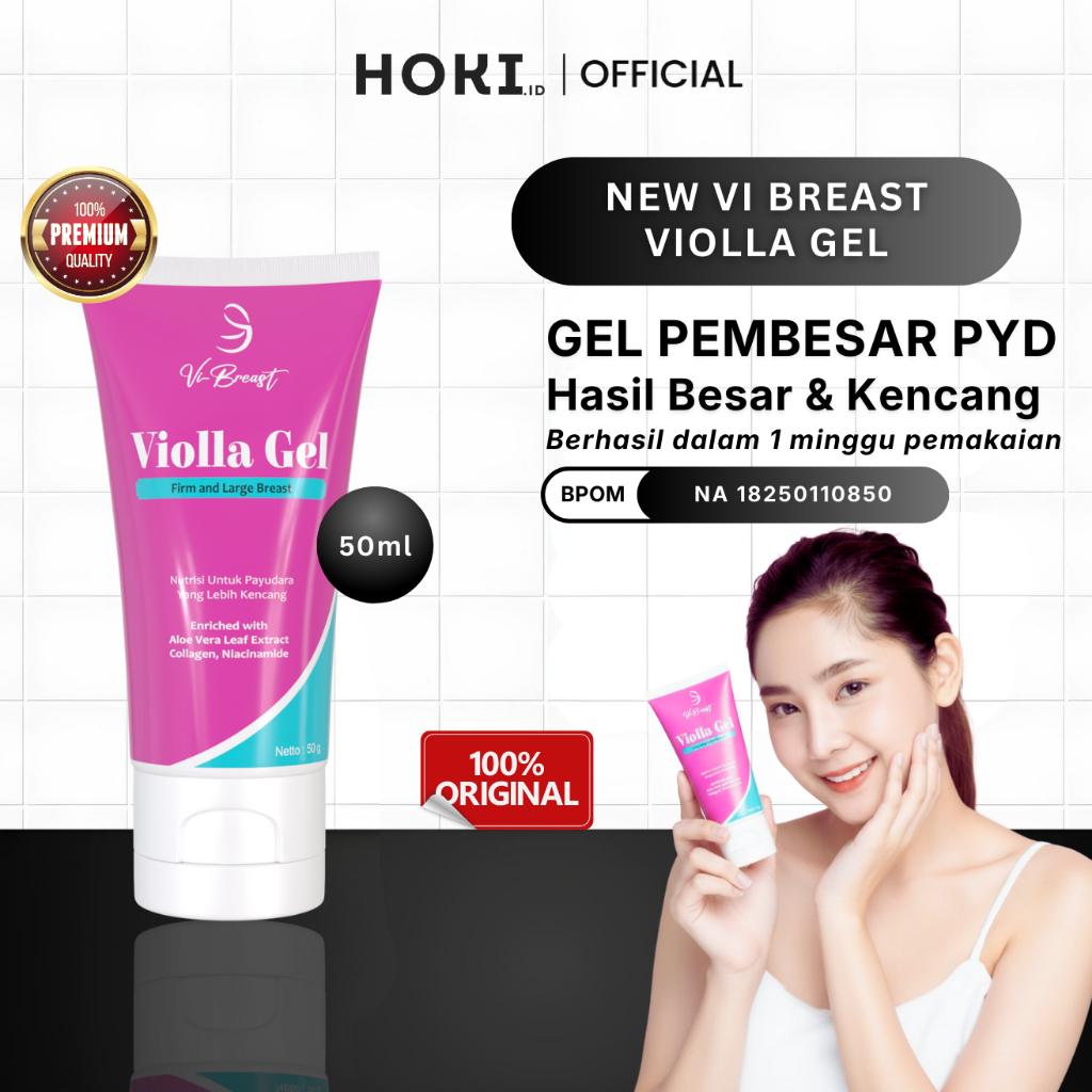 BREAST GEL SERUM Pembesar Payudara Pengencang Payudara Ampuh Permanen - Violla Gel Obat Pembesar Pay