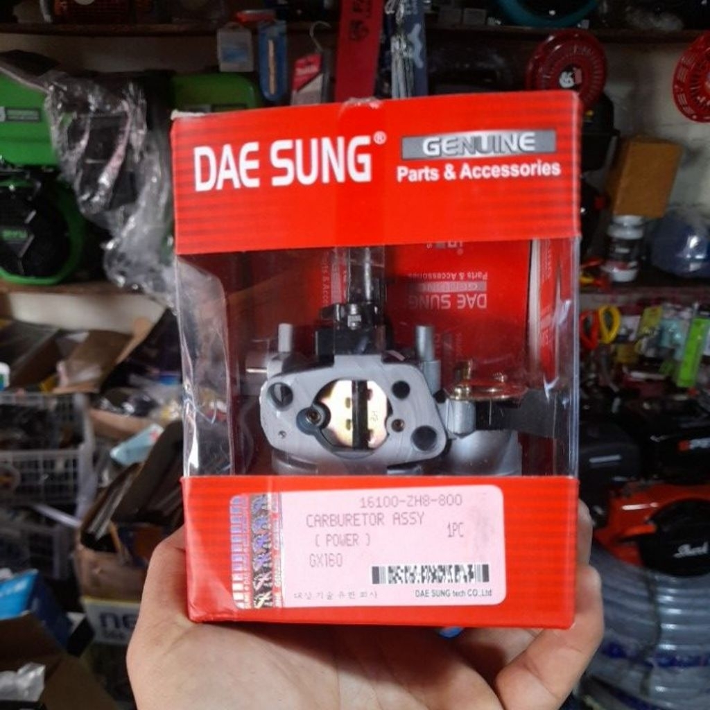 KARBORATUR MESIN PENGGERAK MERK DAESUNG GX 160/GX200
