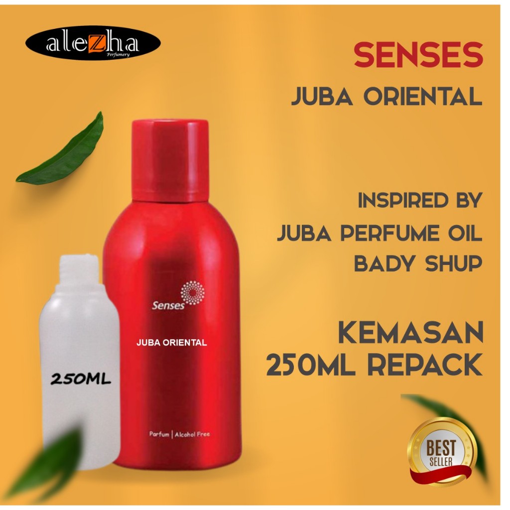 BIBIT PARFUM MURNI JUBA ORIENTAL (SENSES) 250ML REPACK