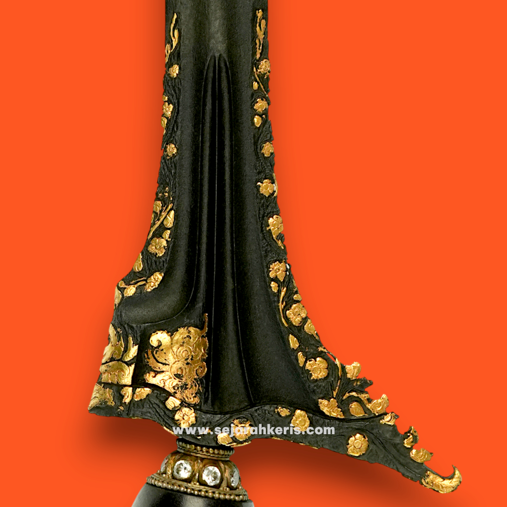Keris Panji Anom Kinatah Emas Mataram