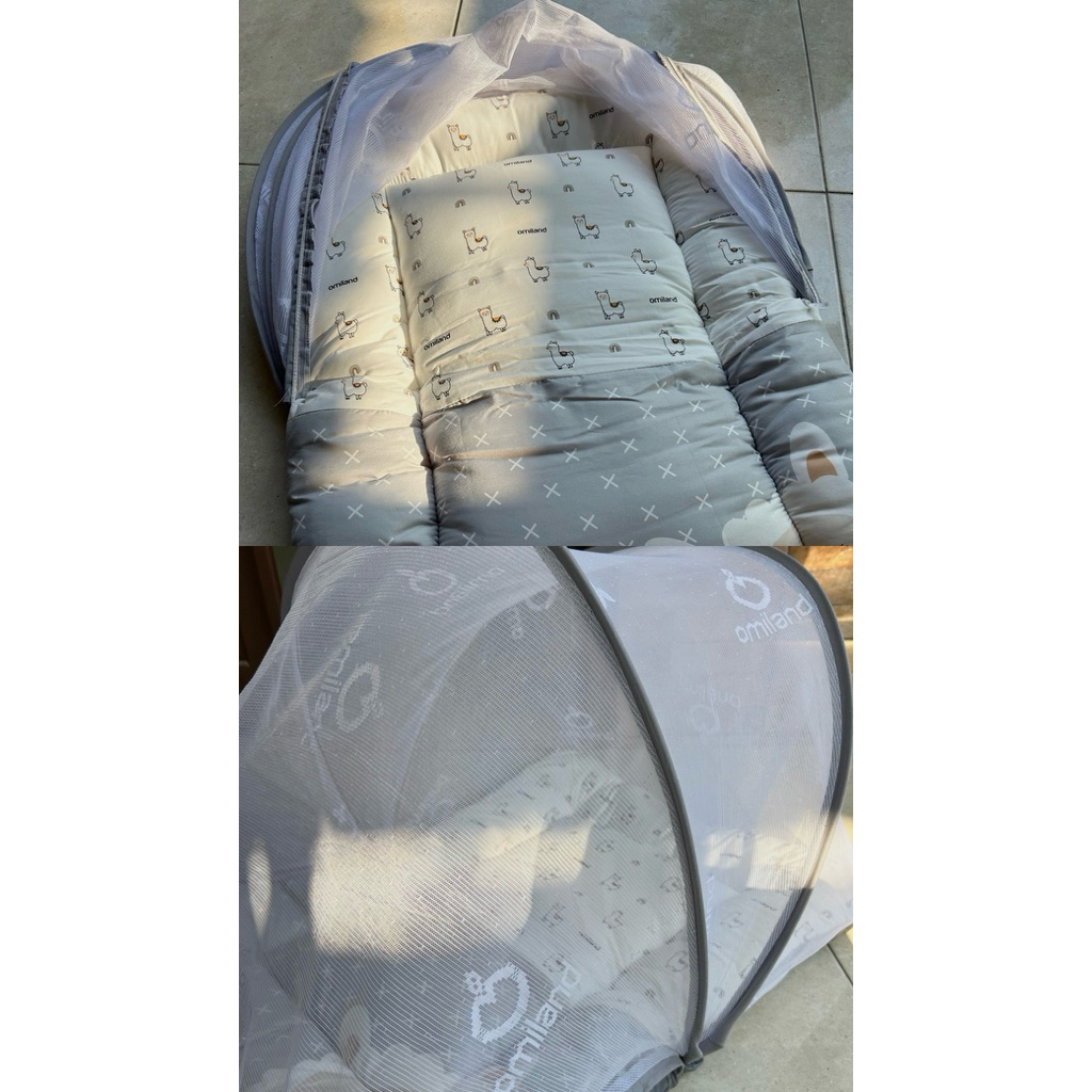 Preloved Omiland kasur bayi kelambu