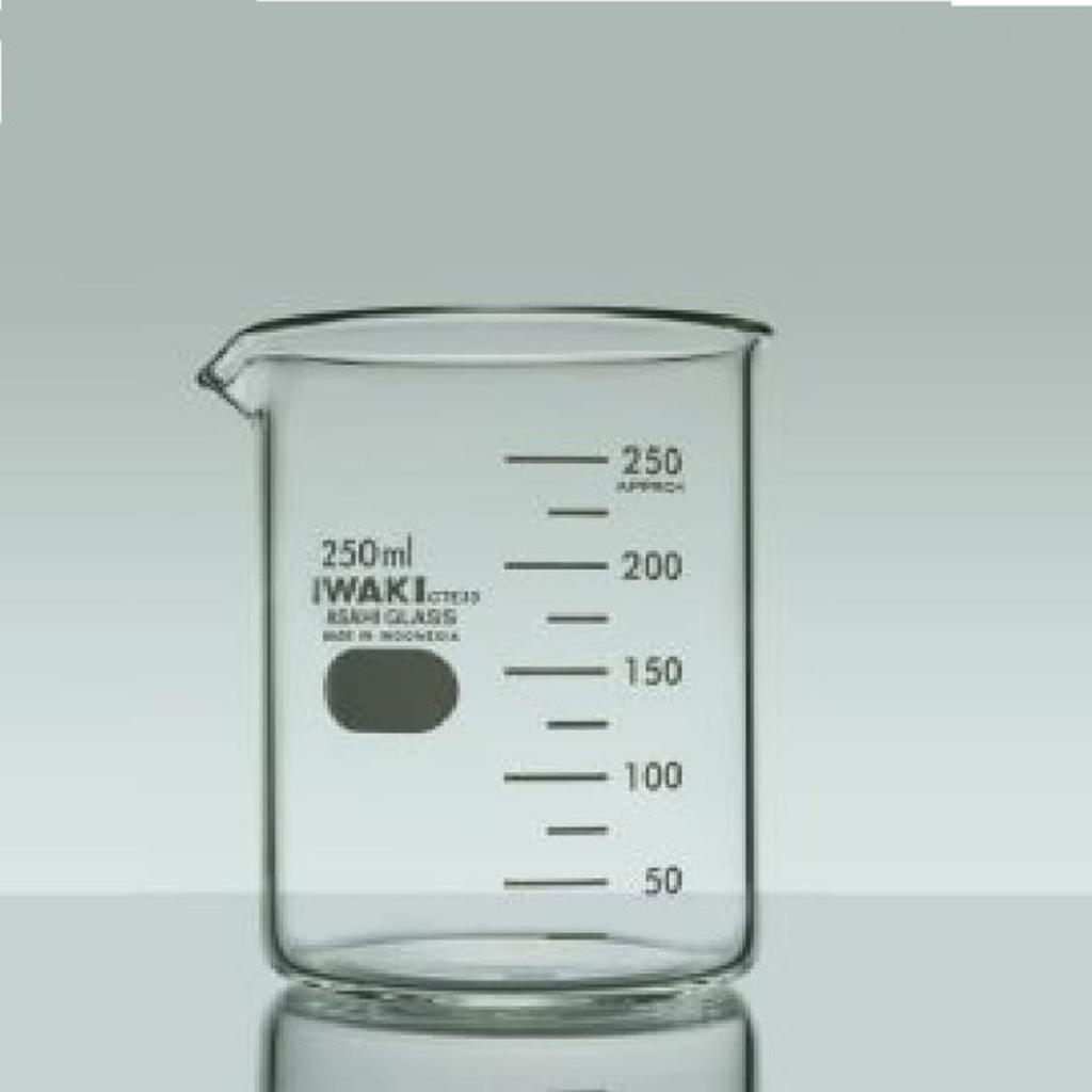 BEAKER GLASS 5000 ML IWAKI GELAS KIMIA GELAS PIALA BEKER LOW FORM