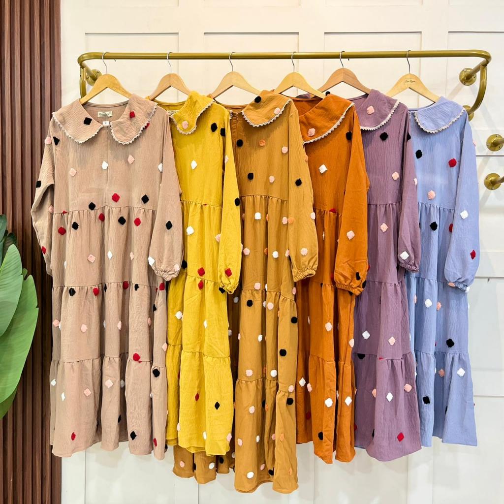 MIDI DRES POLKADOT
