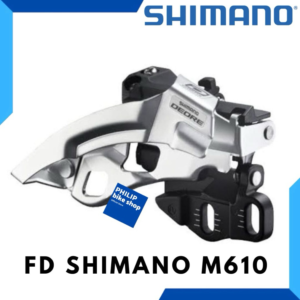 Front Derailleur FD Shimano M610 E-Type 2 Speed terbaru