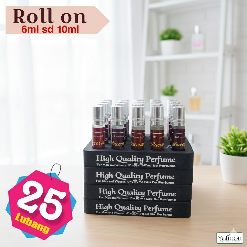 Display Tatakan Parfum Roll 3-10ml 25 Lubang