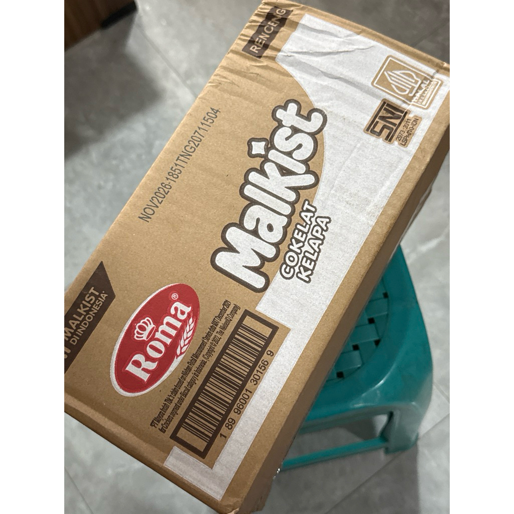 Roma Malkist Cokelat Kelapa Renceng ( Dus )