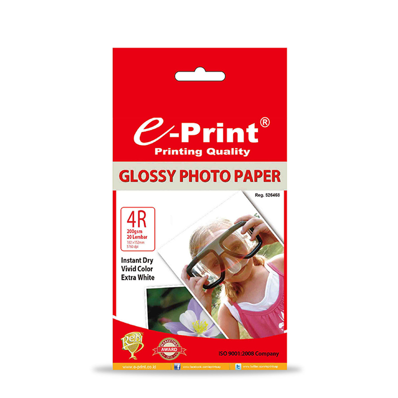 E-Print Kertas Photo Glossy Photo Paper 4R