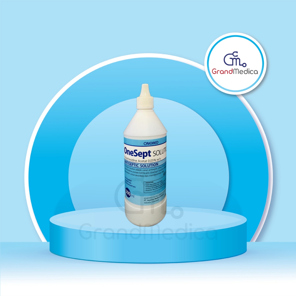 ECERAN Cairan Pembersih Luka / Antiseptik / OneSept Solution 300 ML & 500 ML OneMed - Per Botol