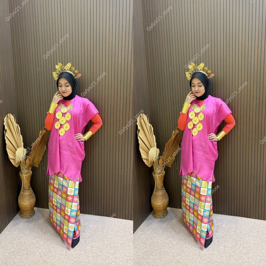 Baju Bodo Tokko Tradisional Bugis Makassar Dewasa Wanita